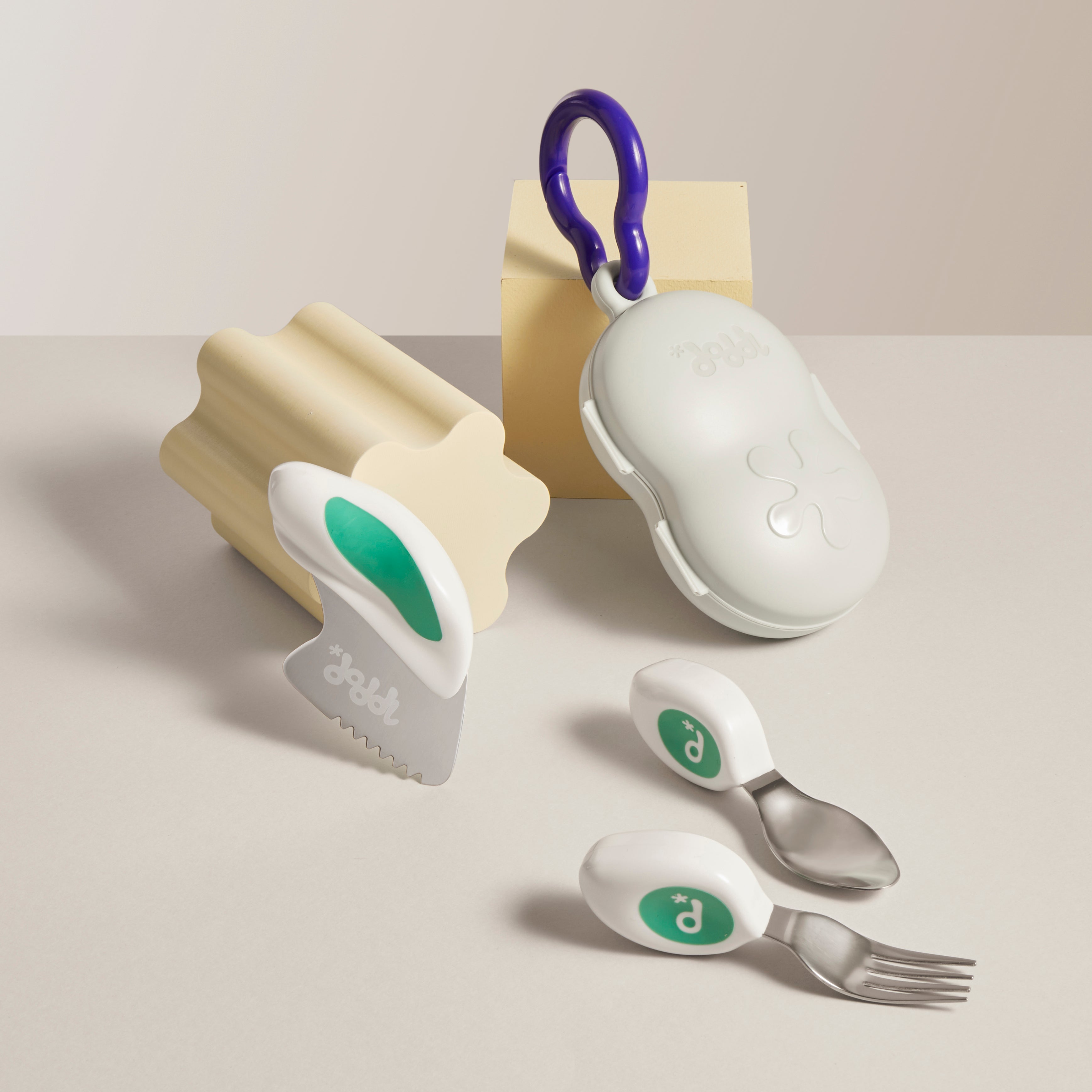 【公式/ラッピング済】doddl ドードル カトラリー3点&ケースセット(1歳~)