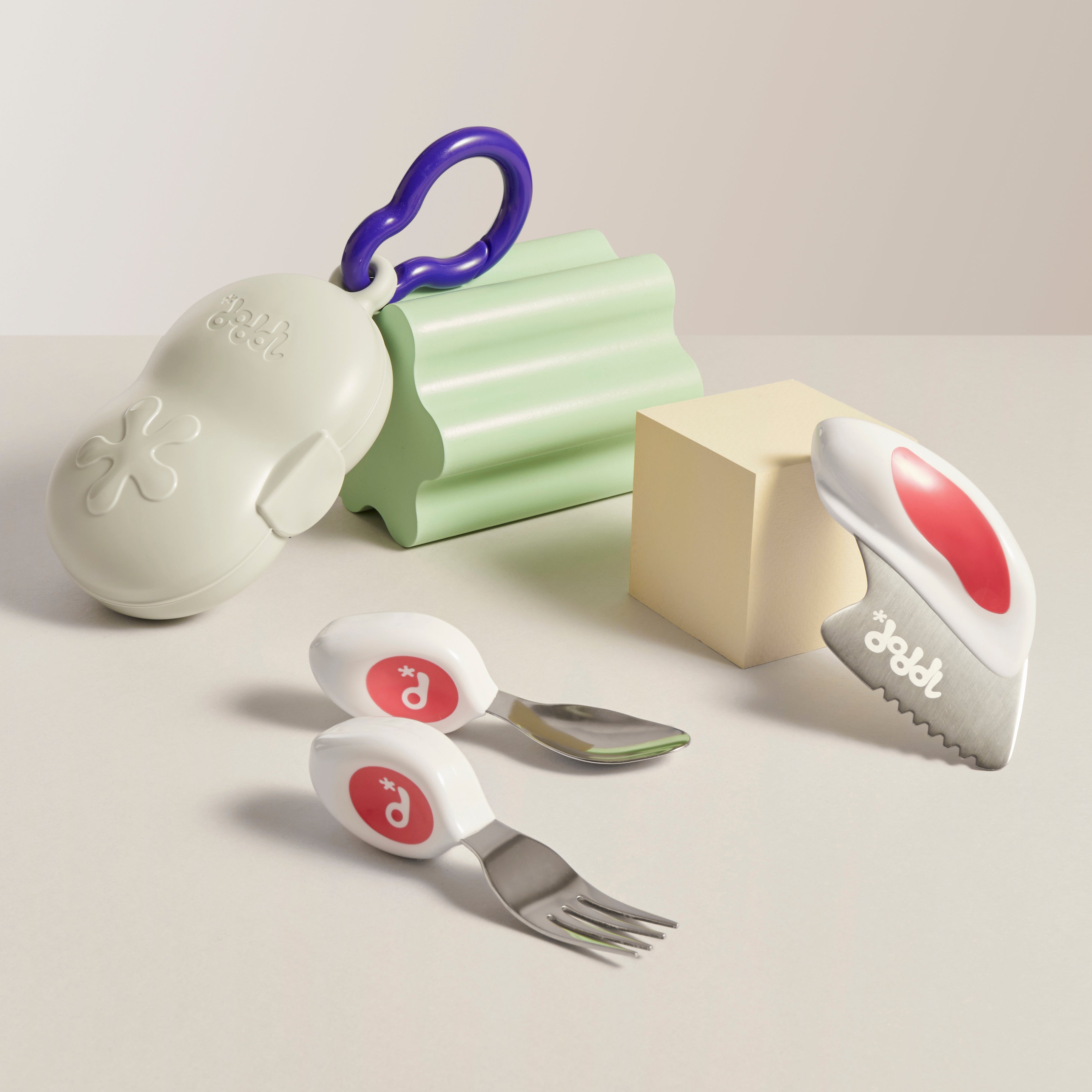 【公式限定セット割】doddl ドードル カトラリー3点&ケースセット(1歳~)