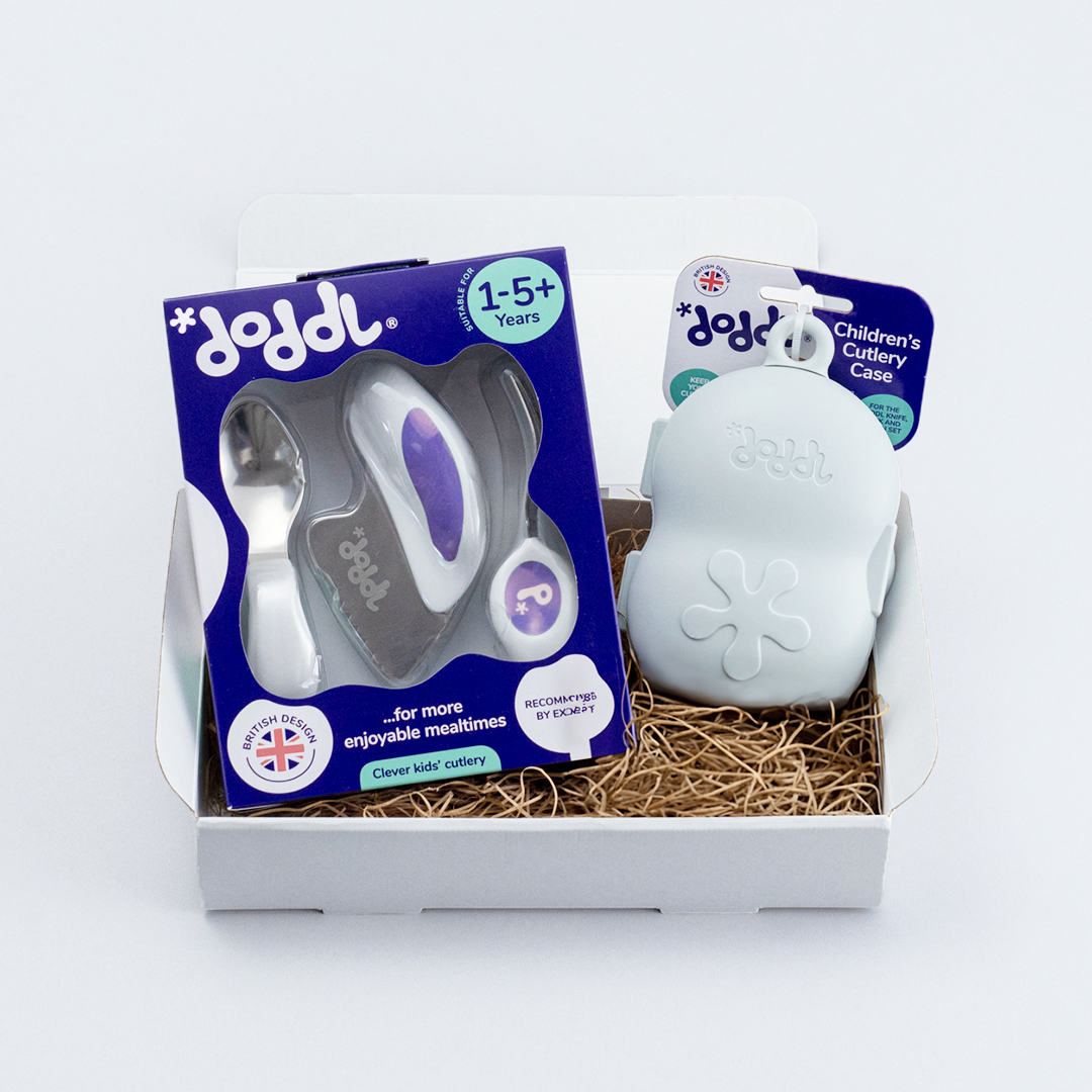 【公式/ラッピング済】doddl ドードル カトラリー3点&ケースセット(1歳~)