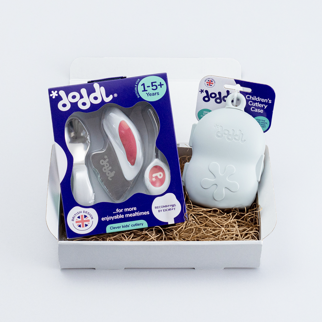 【公式/ラッピング済】doddl ドードル カトラリー3点&ケースセット(1歳~)