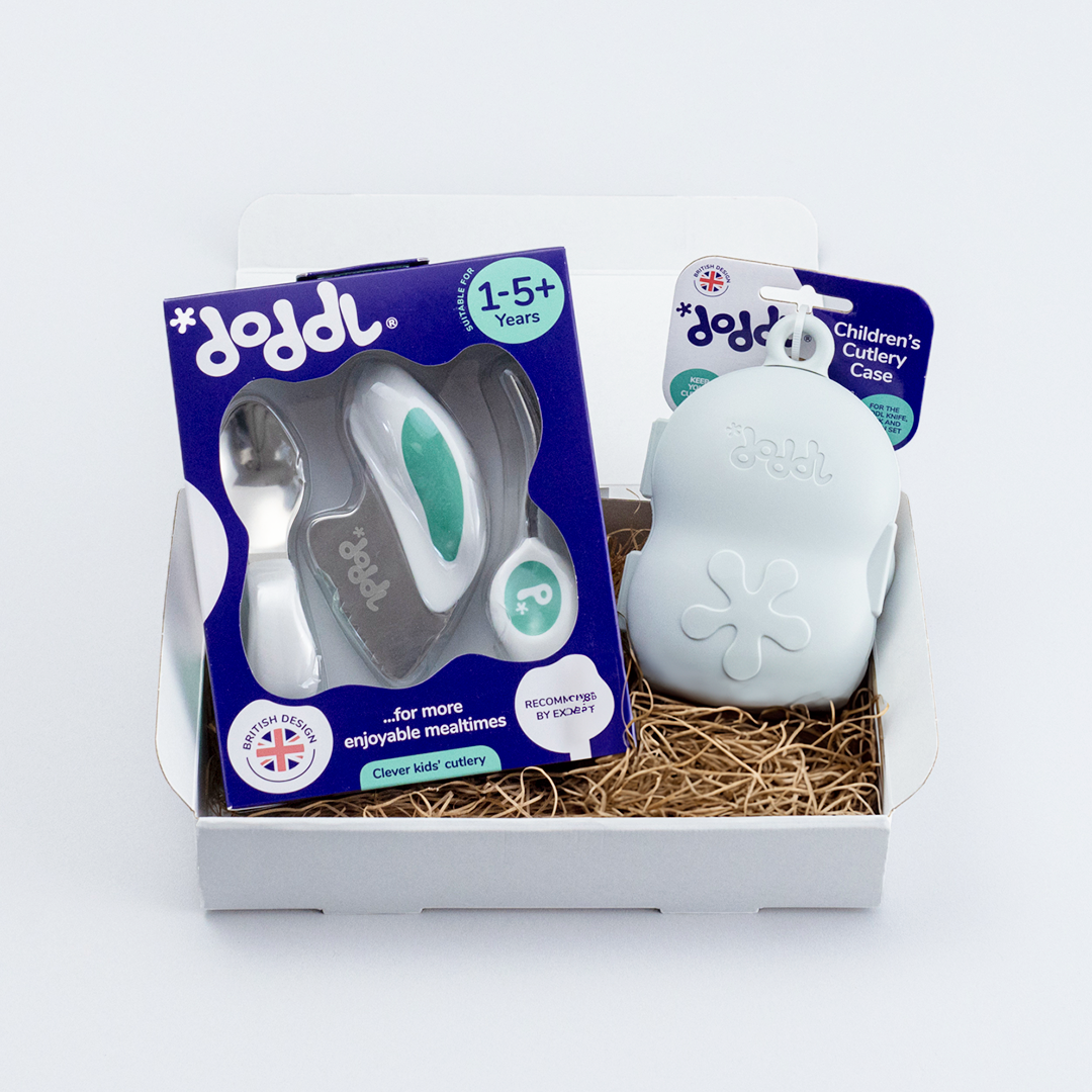 【公式/ラッピング済】doddl ドードル カトラリー3点&ケースセット(1歳~)