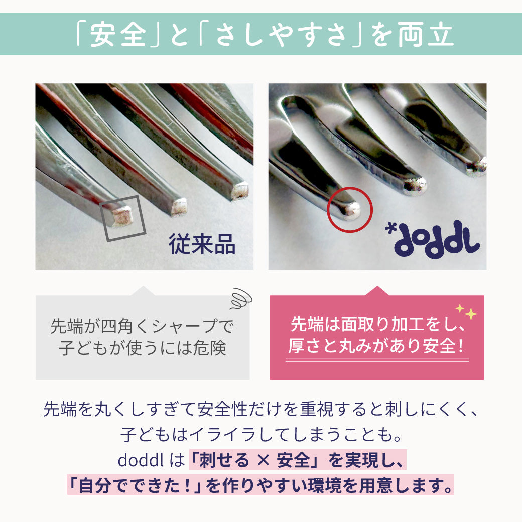 【公式】doddl ドードル スプーン・フォーク 2点セット